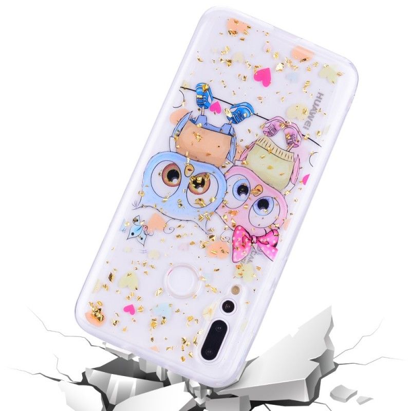 Cover Huawei Y7 2019 Mobilcover Søde Ugler