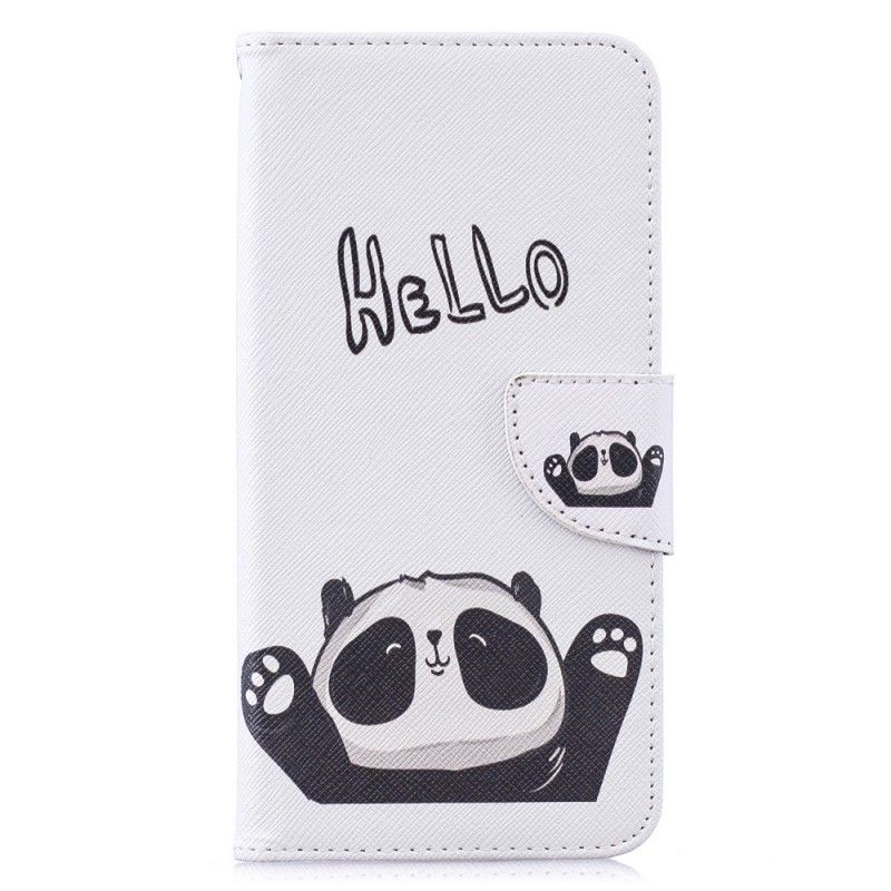 Flip Cover Huawei Y7 2019 Mobilcover Hej Panda