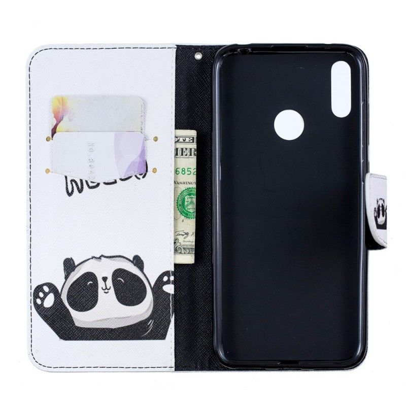 Flip Cover Huawei Y7 2019 Mobilcover Hej Panda