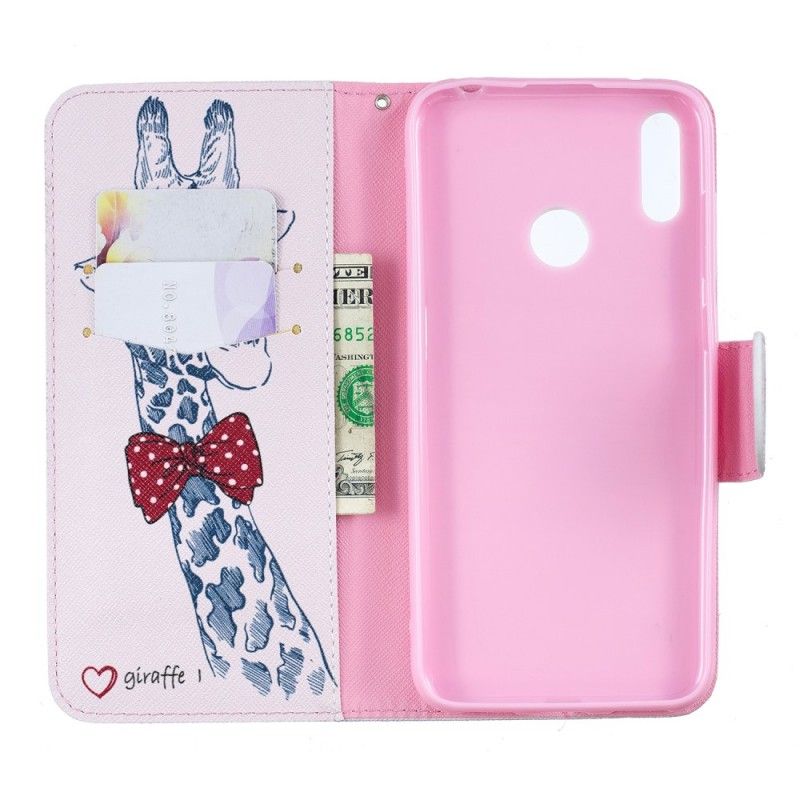 Flip Cover Huawei Y7 2019 Mobilcover Nørd Giraf