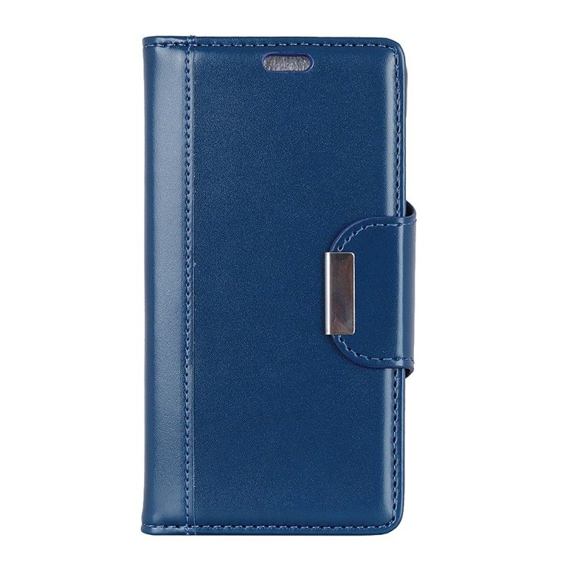 Flip Cover Læder for Huawei Y7 2019 Sort Kunstlæder Elegance Lukning