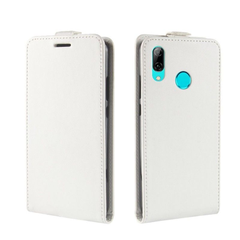 Flip Cover Læder for Huawei Y7 2019 Sort Retro Foldning