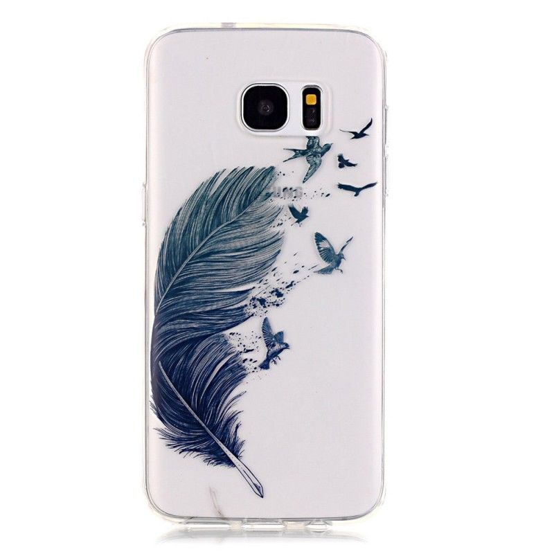 Cover Samsung Galaxy S7 Edge Lys Fjer Original