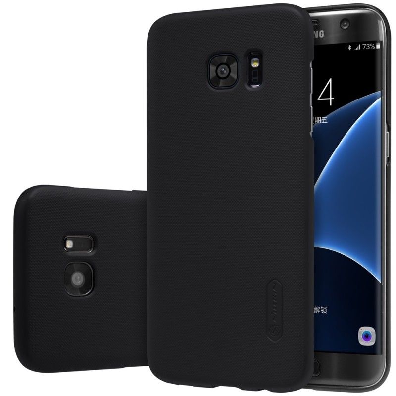 Cover Samsung Galaxy S7 Edge Sort Stiv Frostet Nillkin Beskyttelse