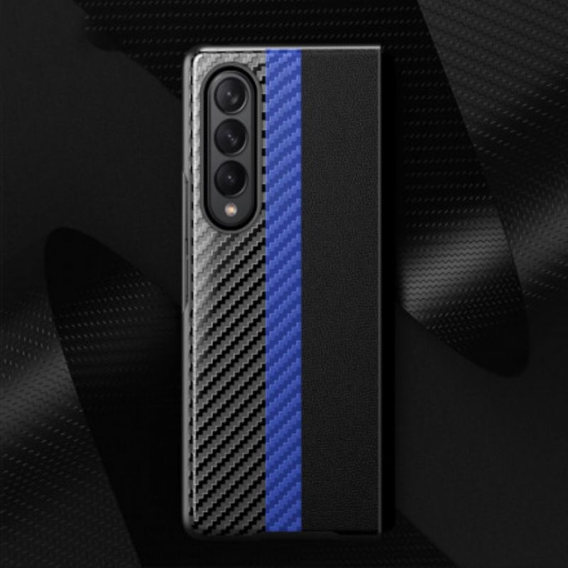 Cover Samsung Galaxy Z Fold 3 5g Carbon Fiber Color Line