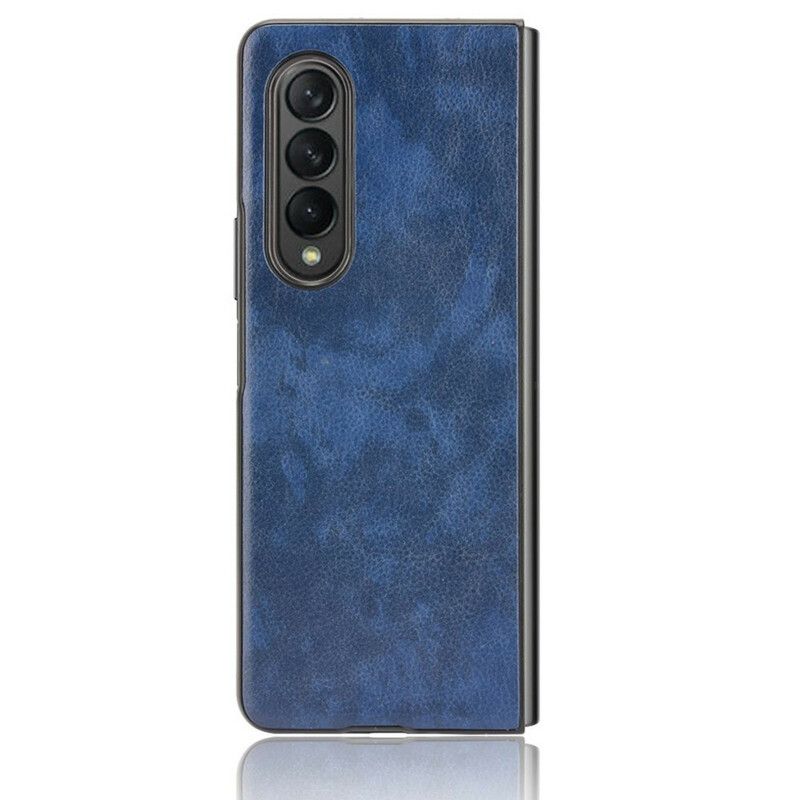 Cover Samsung Galaxy Z Fold 3 5g Litchi-lædereffekt