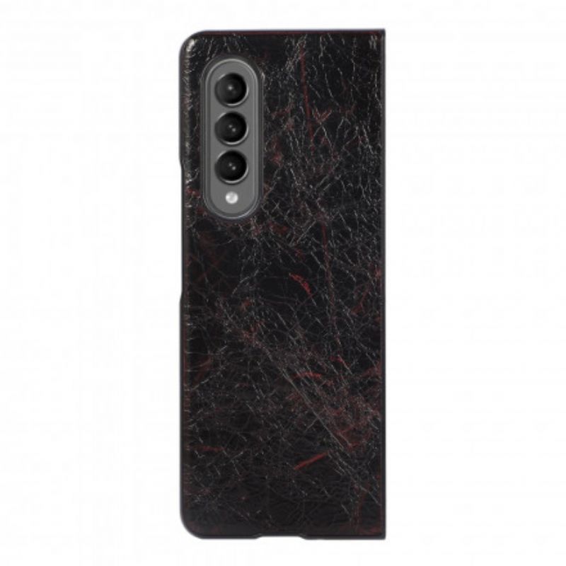 Cover Samsung Galaxy Z Fold 3 5g Tekstureret Kunstlæder