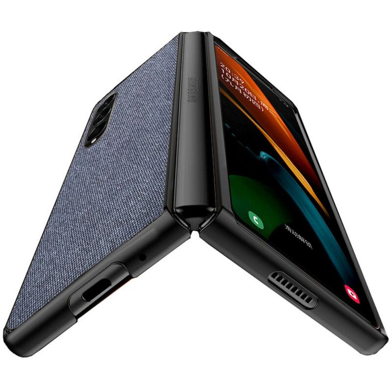 Cover Samsung Galaxy Z Fold 3 5g Tekstureret Lædereffekt