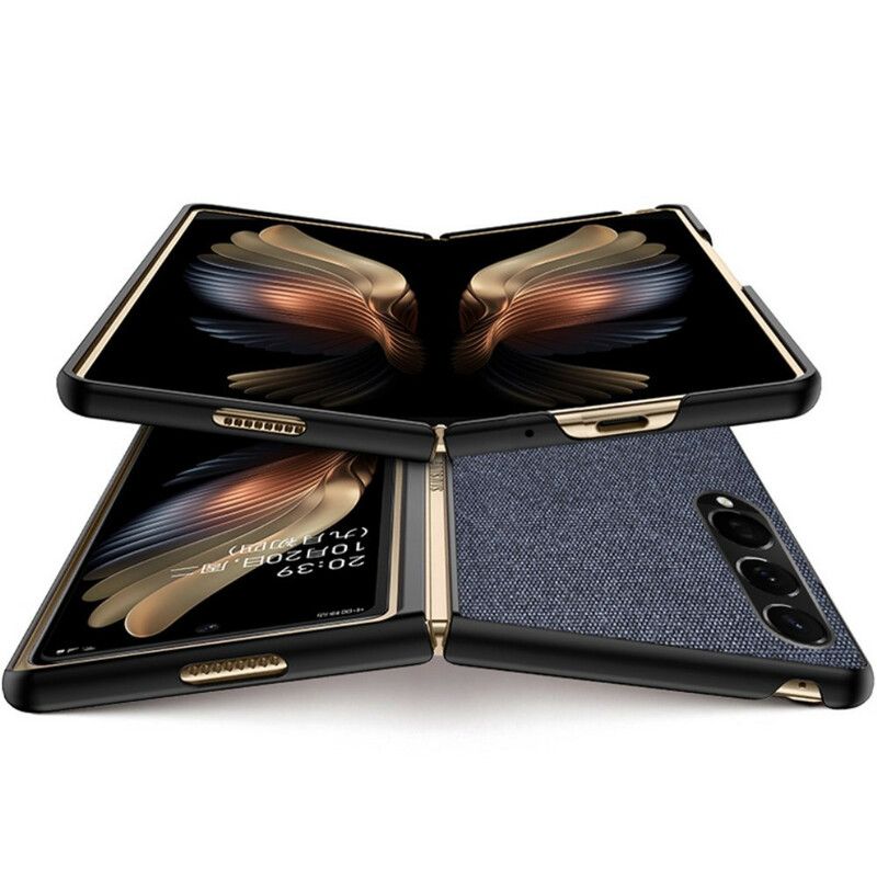 Cover Samsung Galaxy Z Fold 3 5g Tekstureret Lædereffekt