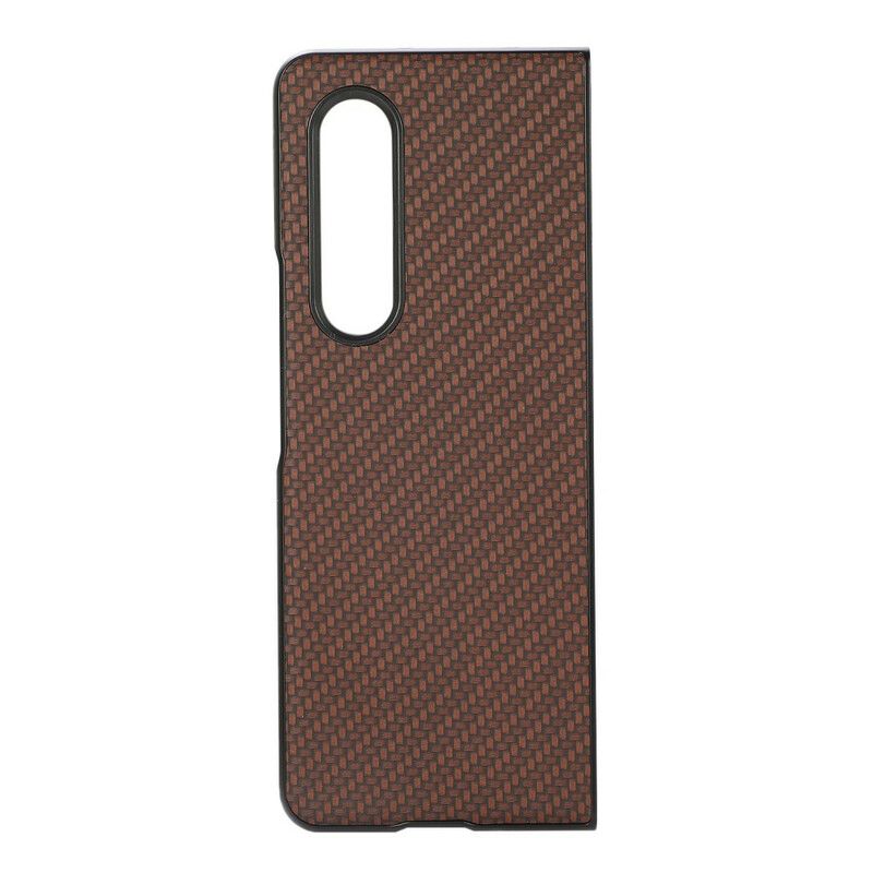 Cover Samsung Galaxy Z Fold 3 5g Telefon Etui Carbon Fiber Farve