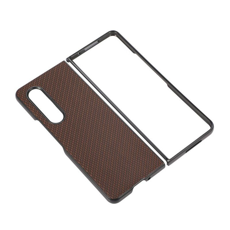 Cover Samsung Galaxy Z Fold 3 5g Telefon Etui Carbon Fiber Farve