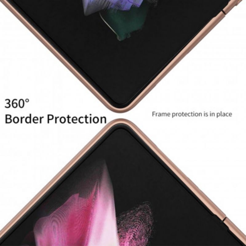 Cover Til Samsung Galaxy Z Fold 3 5g Litchi Læderstøtte Gkk