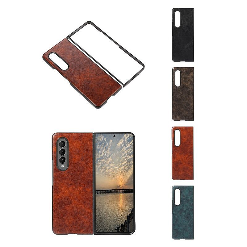 Cover Til Samsung Galaxy Z Fold 3 5g Premium Kunstlæder