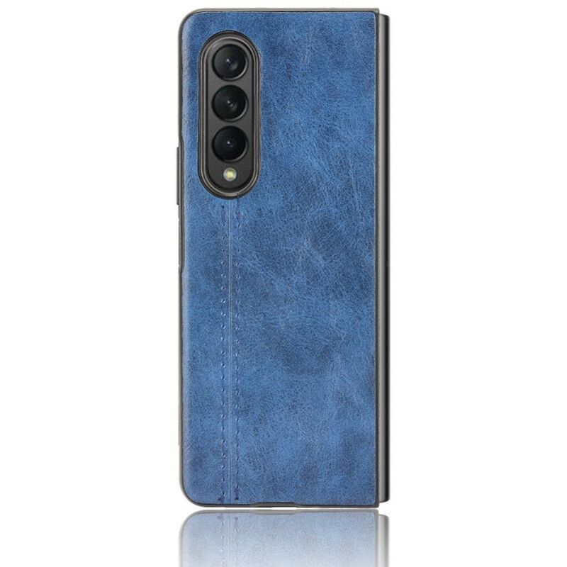 Cover Til Samsung Galaxy Z Fold 3 5g Stitching Lædereffekt