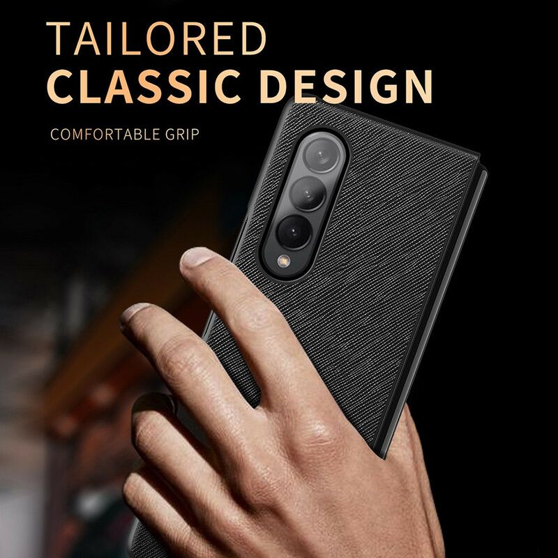 Cover Til Samsung Galaxy Z Fold 3 5g Tekstureret Læder