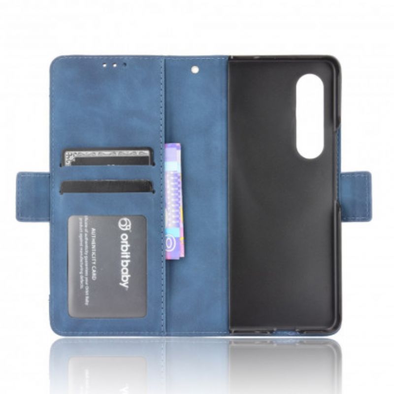 Flip Cover Samsung Galaxy Z Fold 3 5g Førsteklasses Multikort