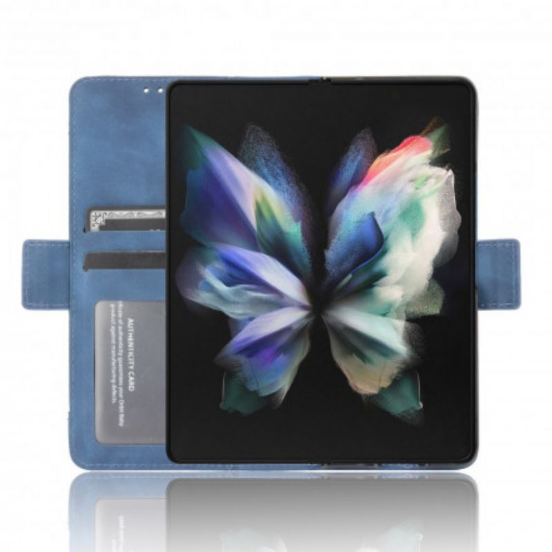 Flip Cover Samsung Galaxy Z Fold 3 5g Førsteklasses Multikort