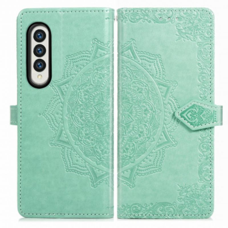 Flip Cover Samsung Galaxy Z Fold 3 5g Mandala Middelalder