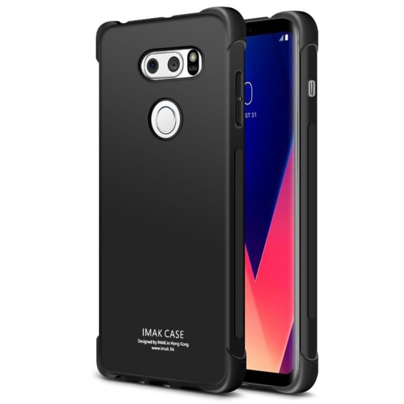 Cover for LG V30 Sort Silke Serie