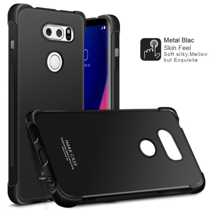 Cover for LG V30 Sort Silke Serie