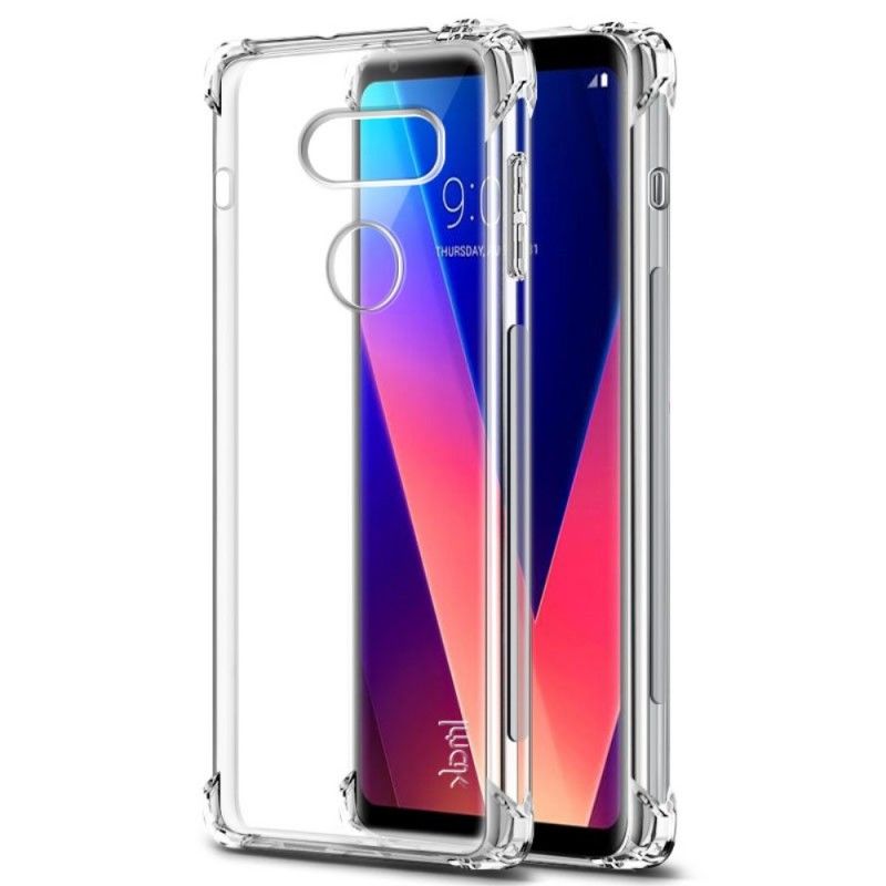 Cover for LG V30 Sort Silke Serie