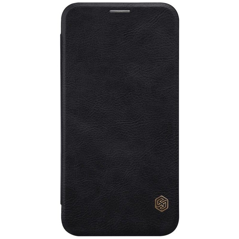 Læder Cover LG V30 Hvid Mobilcover Nillkin Qin-Serie