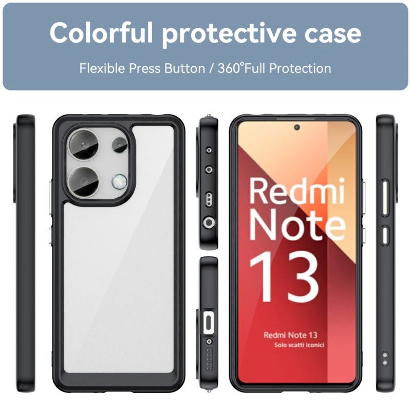 Cover Til Xiaomi Redmi Note 13 4g Hybridfarvede Kanter