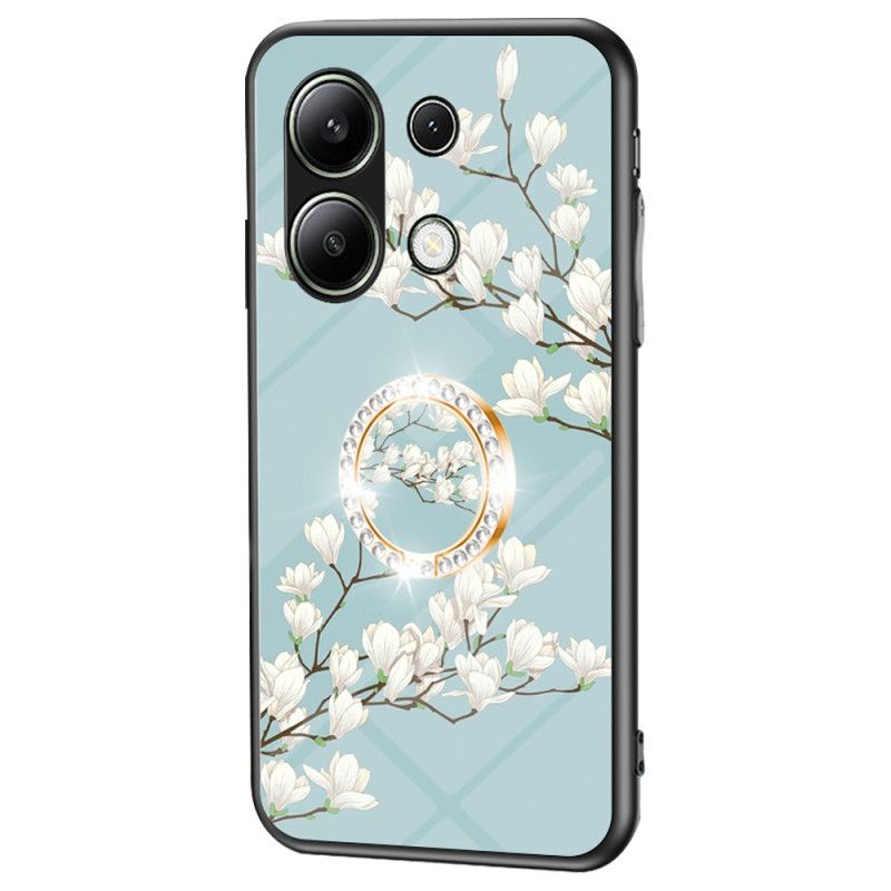 Cover Xiaomi Redmi Note 13 4g Blomster Ring-holder