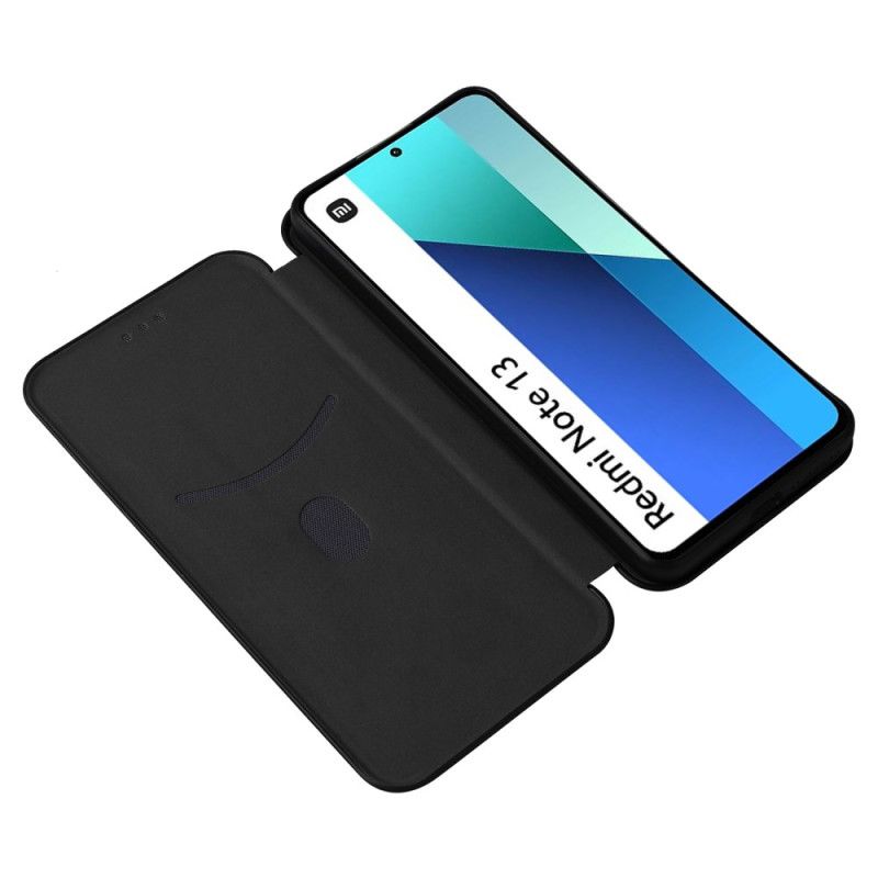 Flip Cover Til Xiaomi Redmi Note 13 4g Kulfiber