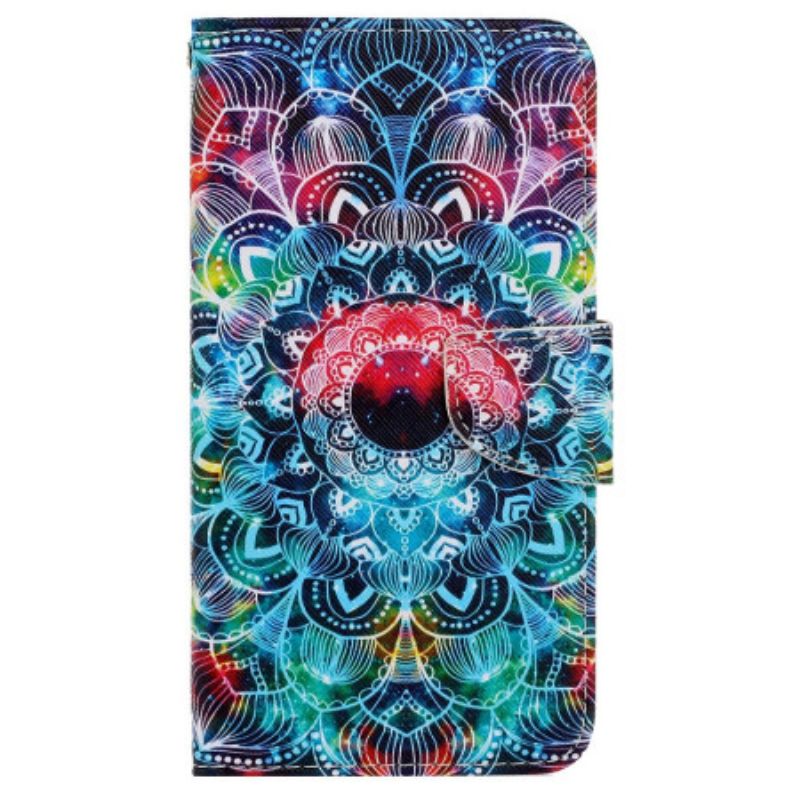 Flip Cover Til Xiaomi Redmi Note 13 4g Mandala Remmønster