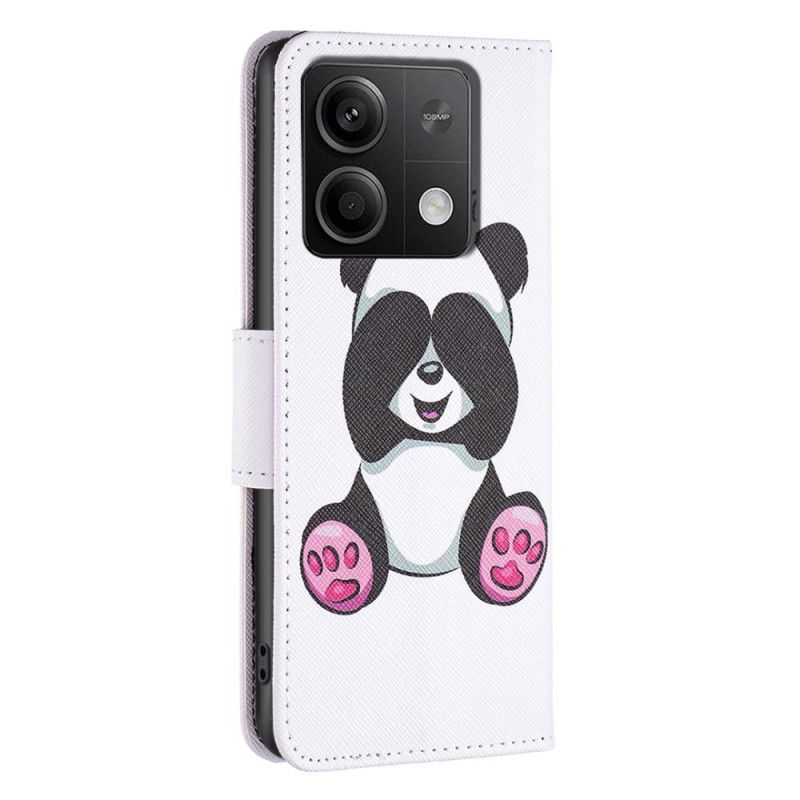 Flip Cover Til Xiaomi Redmi Note 13 4g Panda