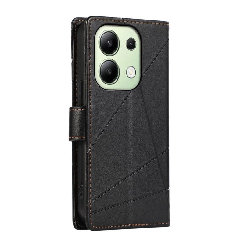 Flip Cover Til Xiaomi Redmi Note 13 4g Udskriv Linjer