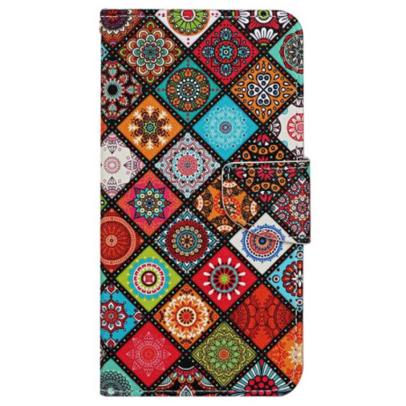 Flip Cover Xiaomi Redmi Note 13 4g Etnisk Stil Med Rem