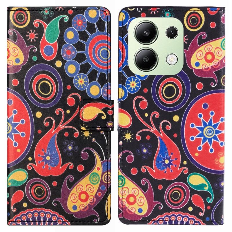 Flip Cover Xiaomi Redmi Note 13 4g Galaxy Mønster