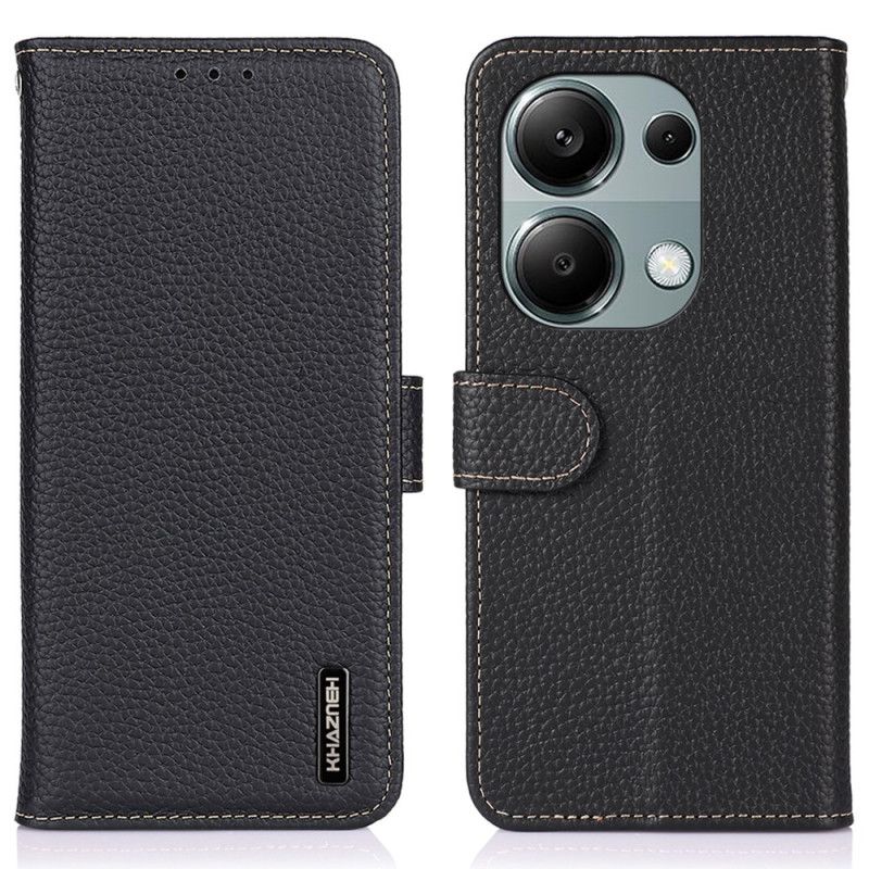 Flip Cover Xiaomi Redmi Note 13 4g Khazneh Litchi Læder