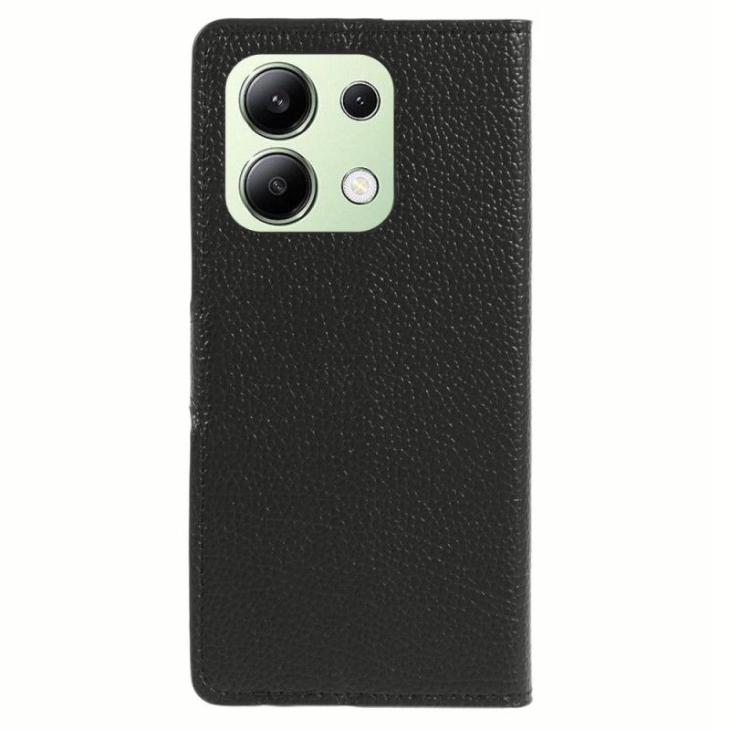 Flip Cover Xiaomi Redmi Note 13 4g Litchi-tekstur Med Rem