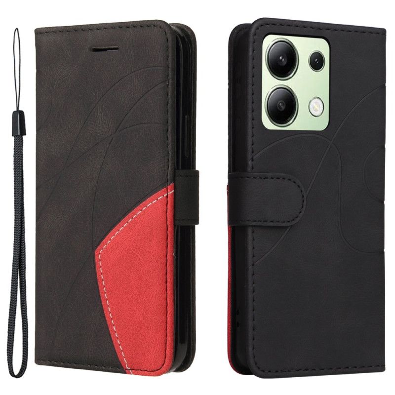 Flip Cover Xiaomi Redmi Note 13 4g Tofarvet Zig-zag