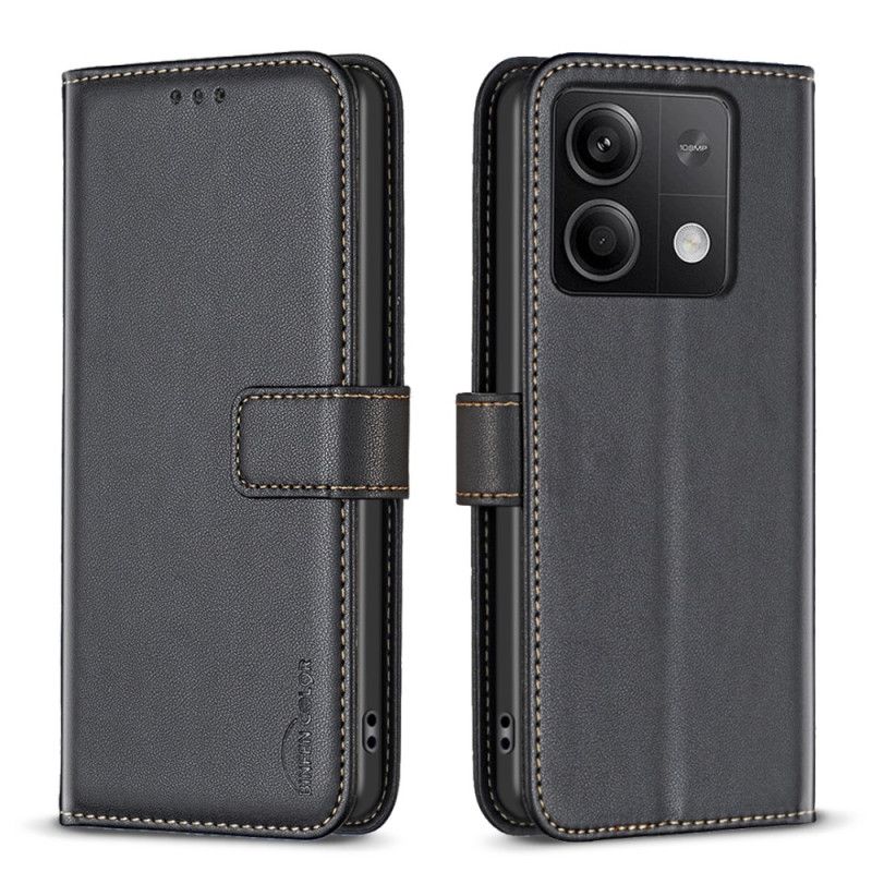 Læder Cover Xiaomi Redmi Note 13 4g Telefon Etui Klassisk Binfen Farve