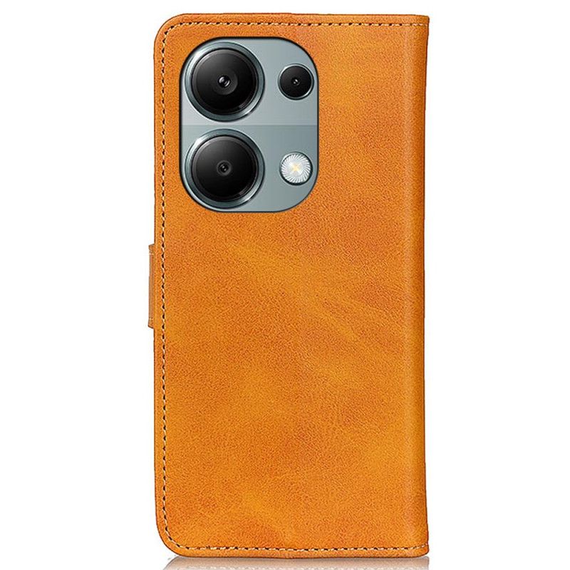 Læder Cover Xiaomi Redmi Note 13 4g Telefon Etui Mat Kunstlæder