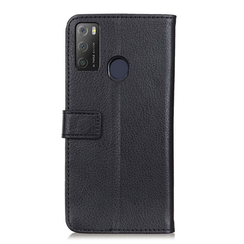 Flip Cover Alcatel 3l (2021) / 1s (2021) Premium Litchi-læder