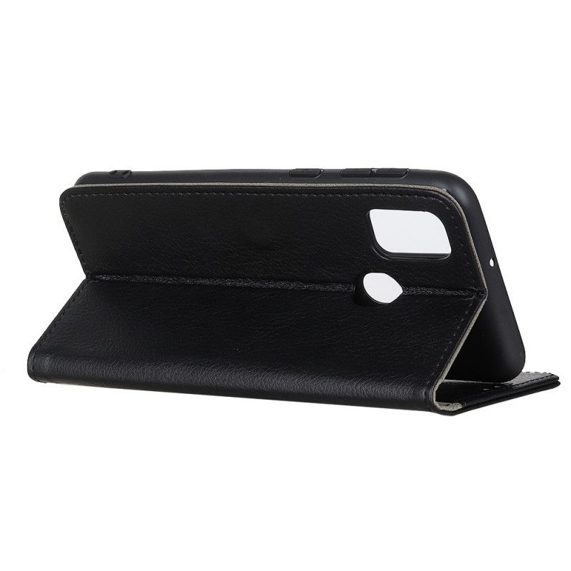 Flip Cover Alcatel 3l (2021) / 1s (2021) Premium Litchi-læder