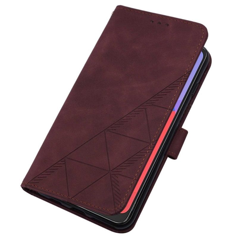 Flip Cover Alcatel 3l (2021) / 1s (2021) Pyramids Strappy Design