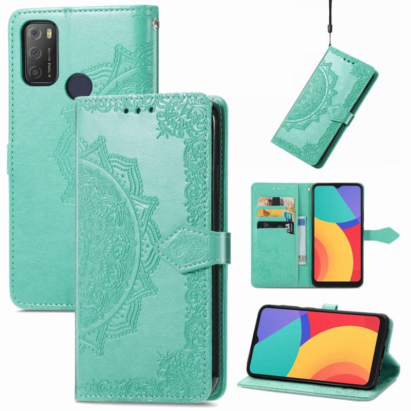 Flip Cover Til Alcatel 3l (2021) / 1s (2021) Mandala Middelalder