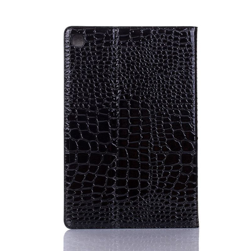 Etui for Samsung Galaxy Tab S5e Sort Krokodille Tekstur