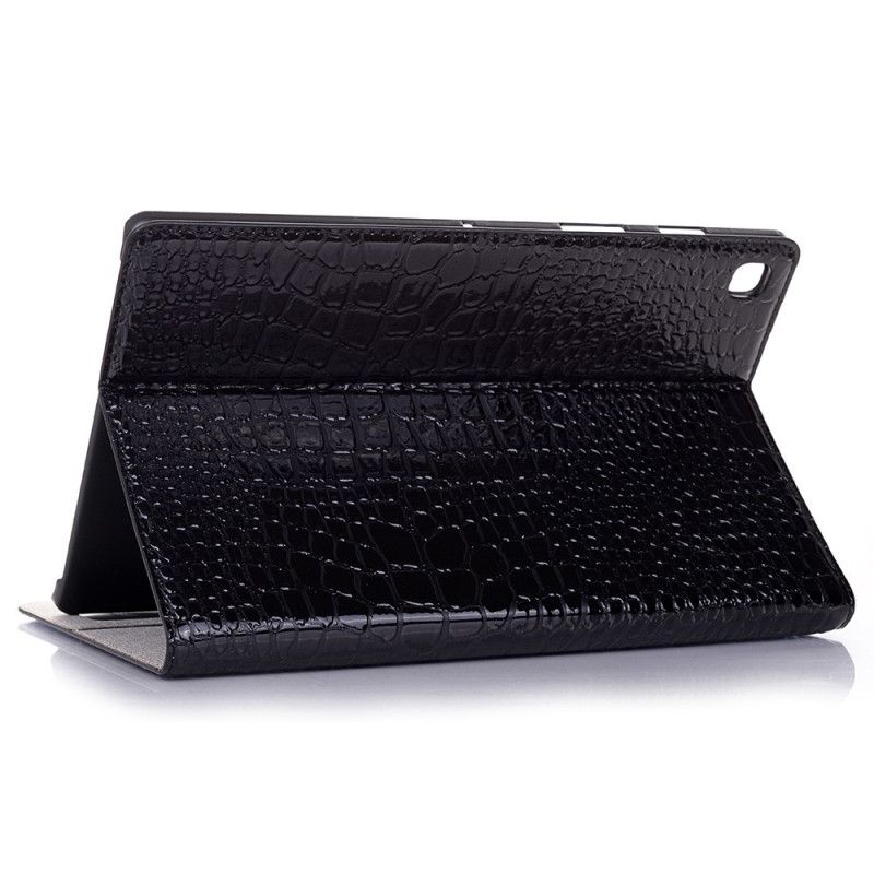 Etui for Samsung Galaxy Tab S5e Sort Krokodille Tekstur