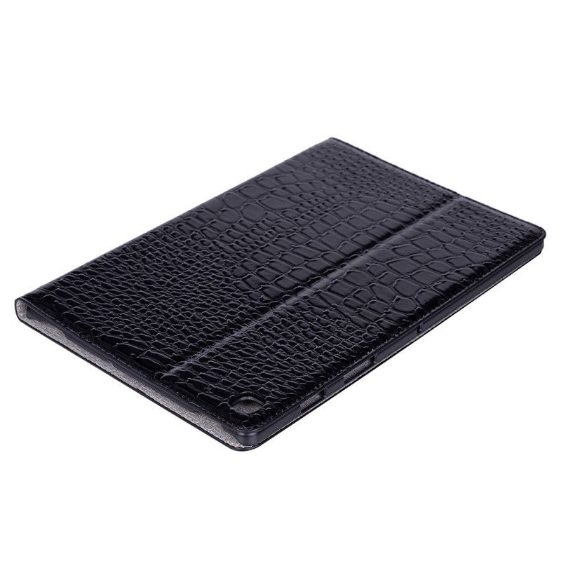 Etui for Samsung Galaxy Tab S5e Sort Krokodille Tekstur