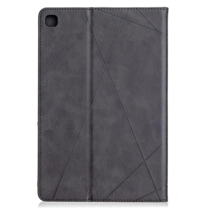 Etui Samsung Galaxy Tab S5e Sort Geometri Original