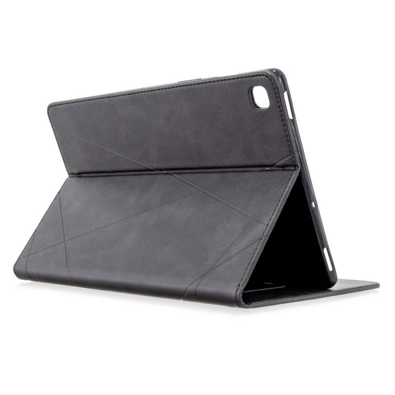 Etui Samsung Galaxy Tab S5e Sort Geometri Original