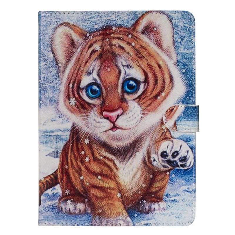 Flip Cover Læder for Samsung Galaxy Tab S5e Sød Tiger