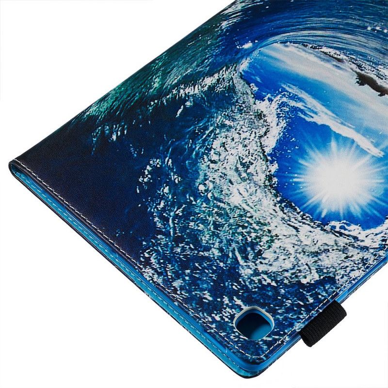 Flip Cover Læder Samsung Galaxy Tab S5e Bølge Original